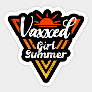 Vaxxed Girl Summer Sticker